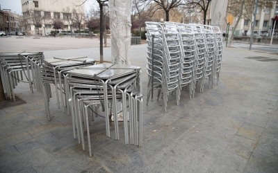 L'Ajuntament està elaborant un protocol per ajudar als comerços en la reobertura | Roger Benet